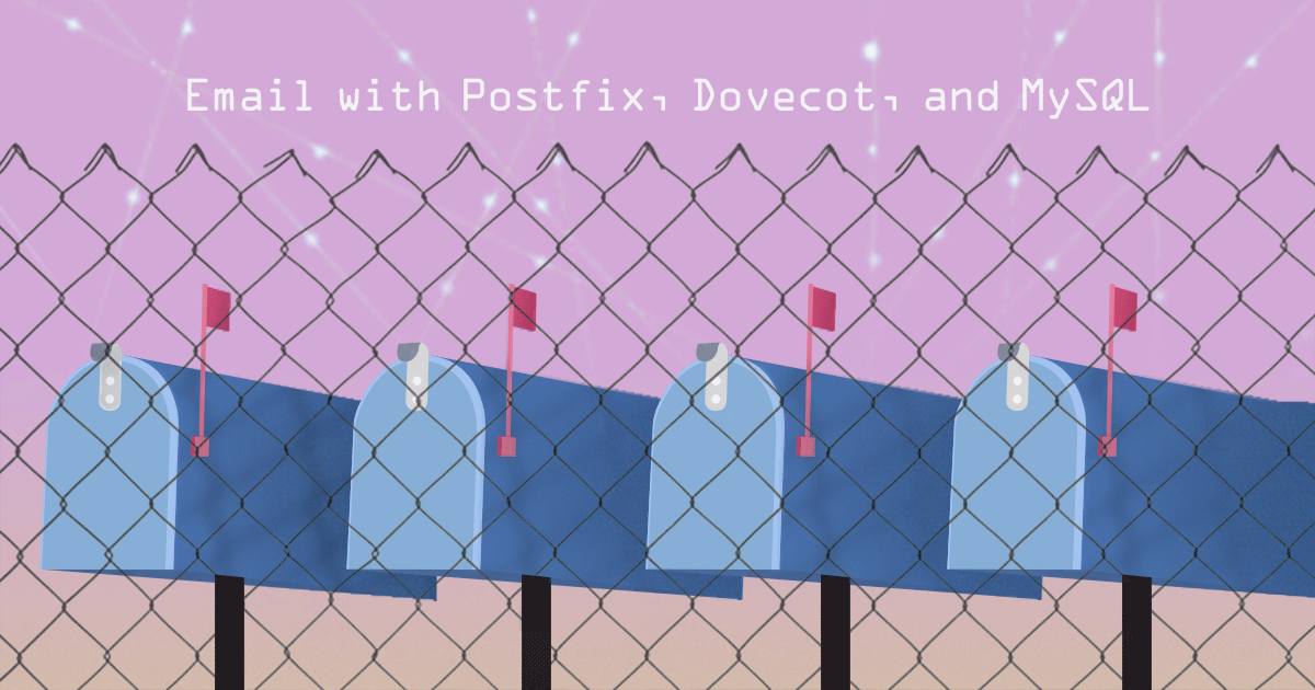 Setting up a mail server with Postfix, Dovecot, and MySQL Email with Postfix, Dovecot, and MySQL