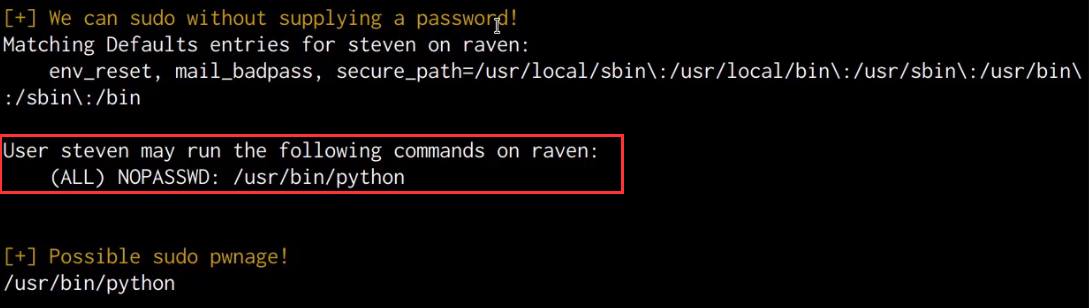 LinEnum output LinEnum output
